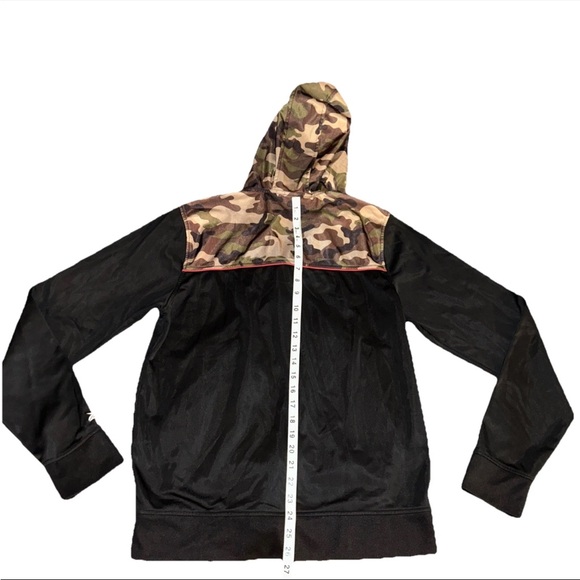Miami Heat Jacket Mens Medium Zipway  Commando Full Zip Black Camo Hooded NBA - Picture 4 of 5